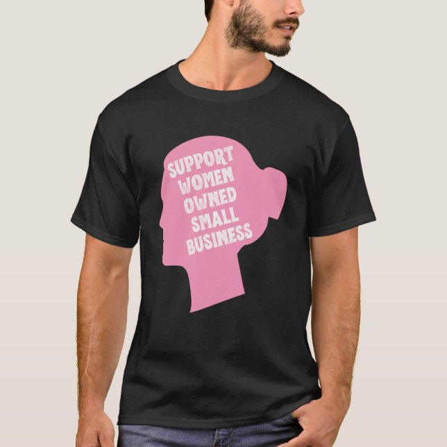 T-shirt Fille Boss Rose Support Femmes Posséder Petite Ent (Devant)