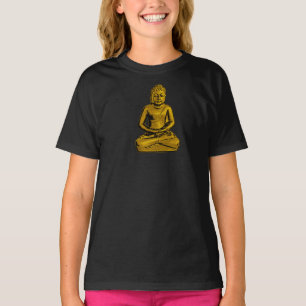 T-shirt fille Bouddha d'or
