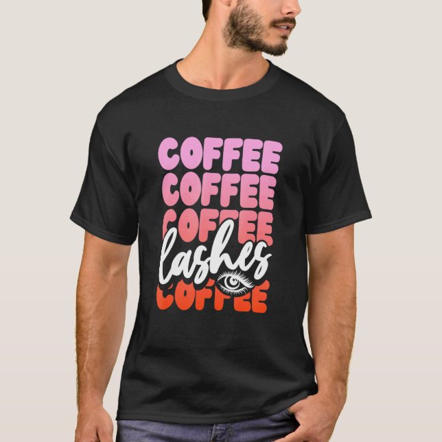 T-shirt Fille Café Café Et Cils (Devant)