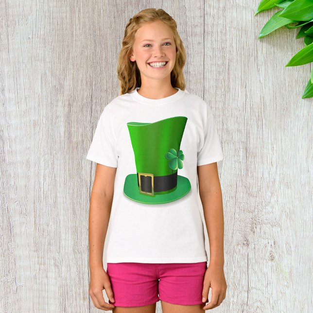 T-shirt fille Casquette grand Jour de la Saint Pat (Créateur téléchargé)