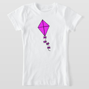 T-shirt fille cerf-volant