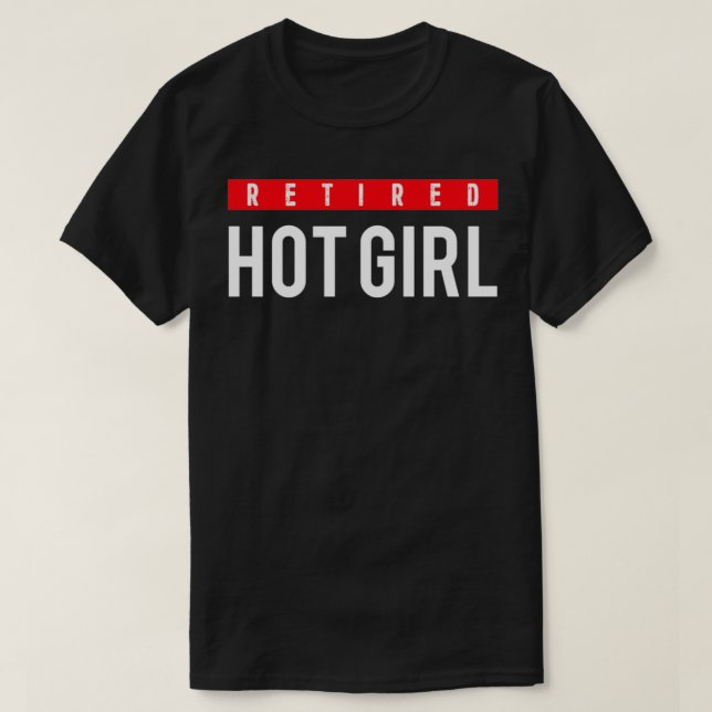 T-shirt Fille chaude retraitée 3 (Design devant)
