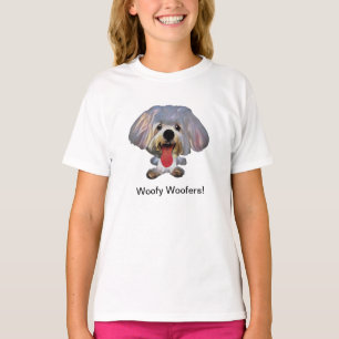 T-shirt fille chien maltais drôle