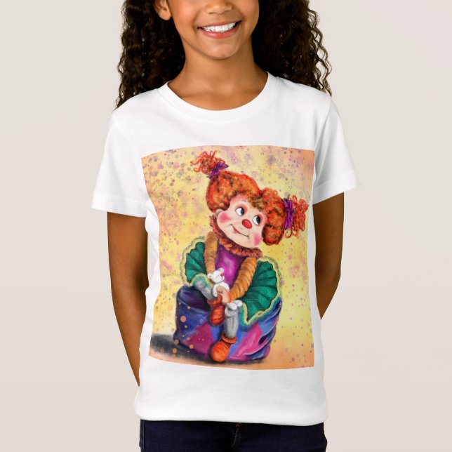 T-shirt fille clown (Devant)