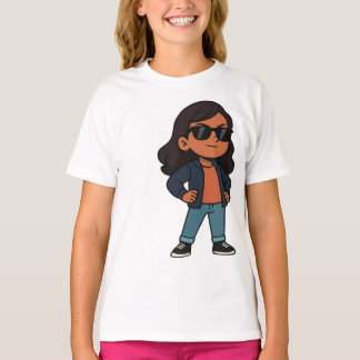 T-shirt Fille Confiante en Vêtements de Rue – FILLE Audaci