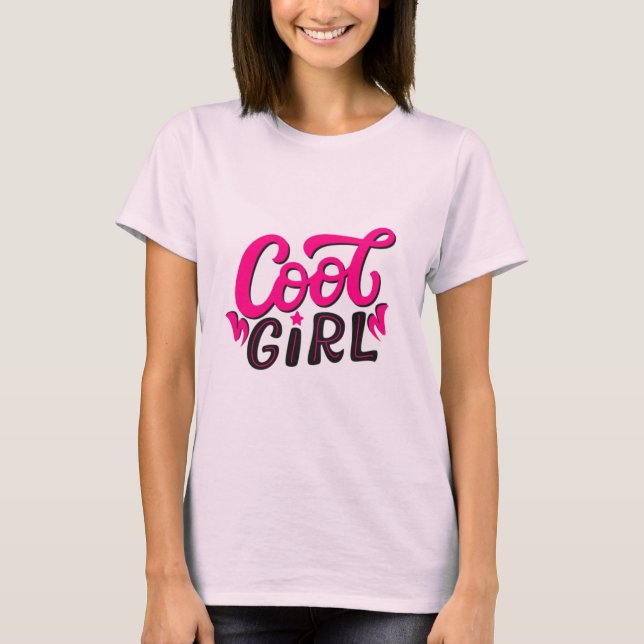 T-shirt Fille cool (Devant)