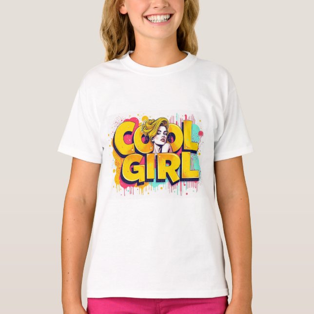 T-shirt Fille Cool  (Devant)
