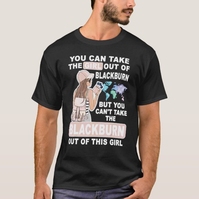 T-shirt Fille cool de Blackburn City Fière fille de Blackb (Devant)