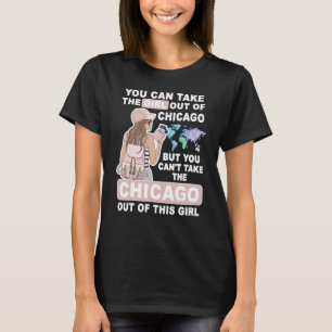T-shirt Fille cool de Chicago City Fier Chicago Fille