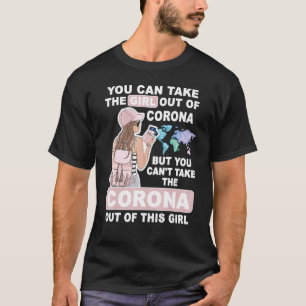 T-shirt Fille cool de Corona Ville Fière de Corona Girl