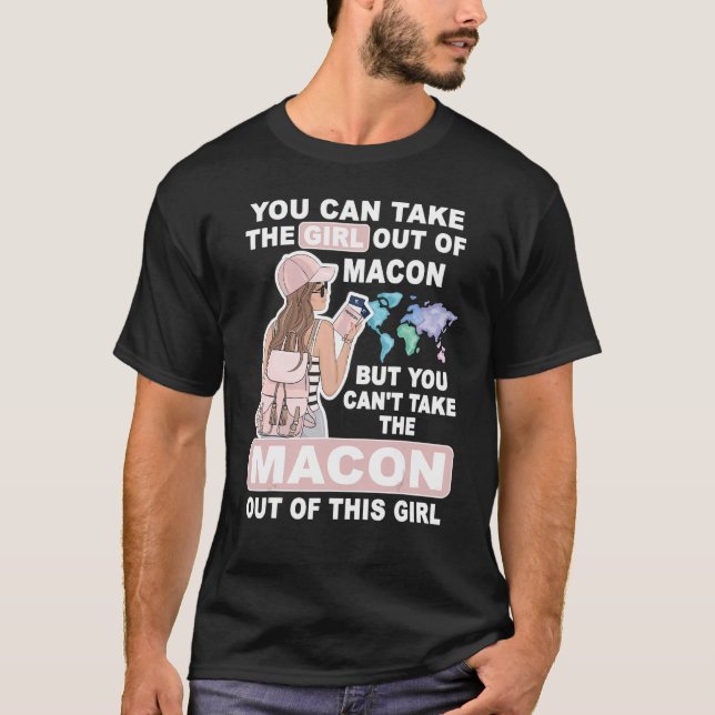T-shirt Fille cool de Macon City Fier Fille Macon (Devant)