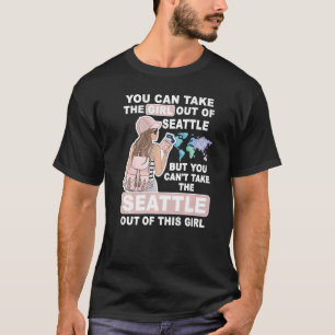 T-shirt Fille cool de Seattle City Fier Fille Seattle