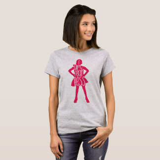 T-shirt Fille courageuse, je suis la pièce en t des femmes