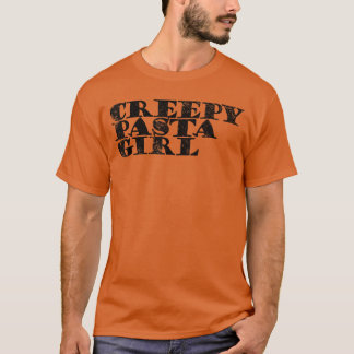 T-shirt Fille Creepy Pasta Femme Épouvantable Horreur Cree