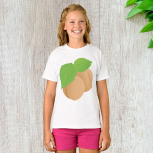 T-shirt fille d'abricots