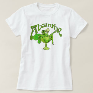 T-shirt Fille d'absinthe en verre