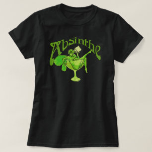 T-shirt Fille d'absinthe en verre