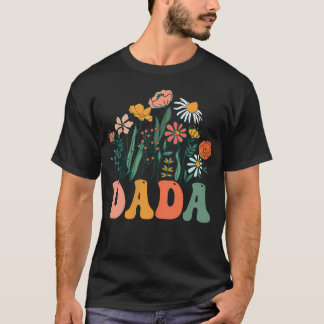 T-shirt Fille Dada Sauvage Une Fleur Sauvage 1er Anniversa