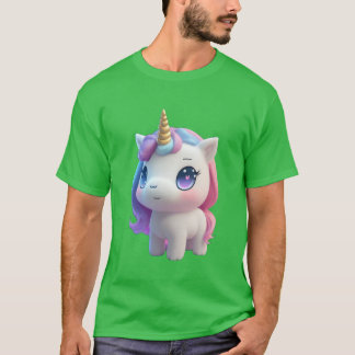 T-shirt Fille d'anime licorne