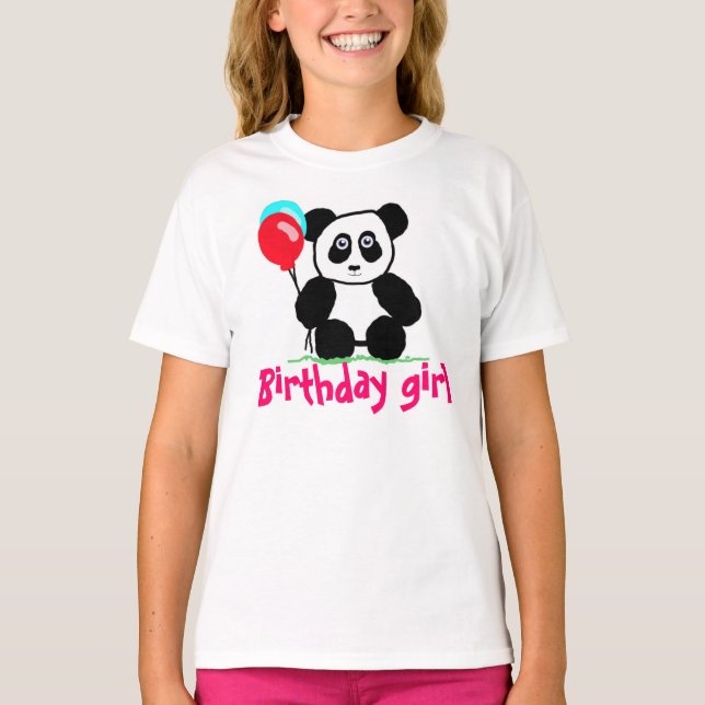 T-shirt Fille d'anniversaire (Devant)