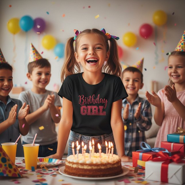 T-Shirt Fille d'anniversaire (Créateur téléchargé)