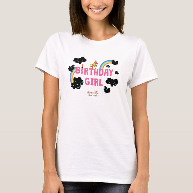 T-shirt Fille d'anniversaire (Devant)