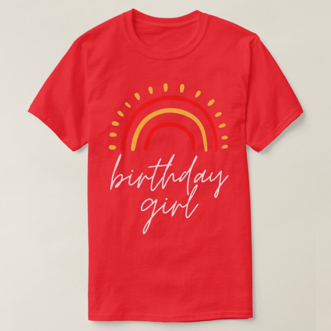 T-shirt Fille d'anniversaire 2 (Design devant)