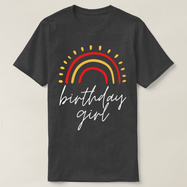 T-shirt Fille d'anniversaire 2 (Design devant)