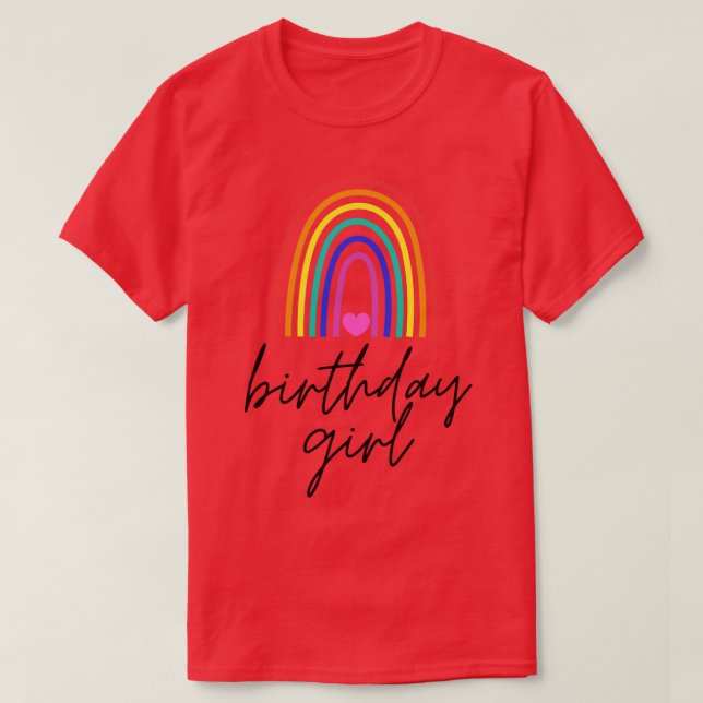 T-shirt Fille d'anniversaire 29 (Design devant)
