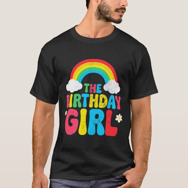 T-shirt Fille d'anniversaire 2e 3e 4e 5e 6e 7e 8e 9e Fille (Devant)