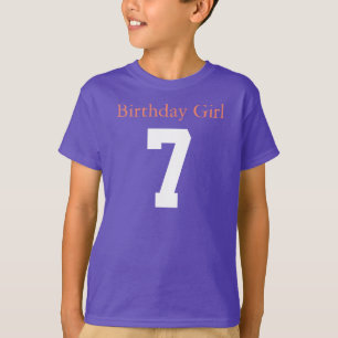 T-shirt Fille d'anniversaire 7