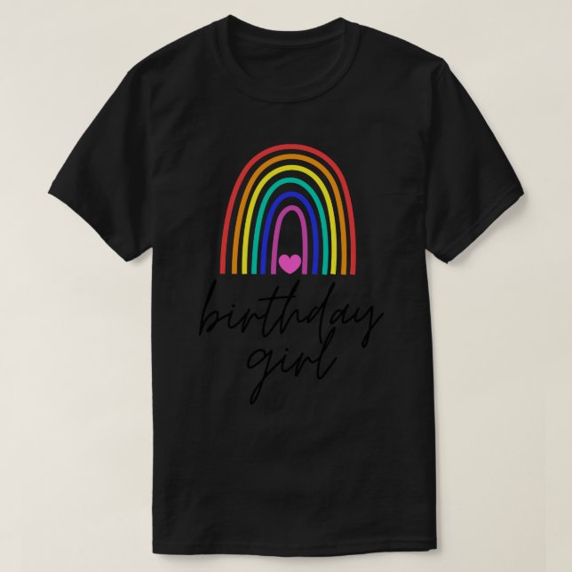 T-shirt Fille d'anniversaire 8 (Design devant)