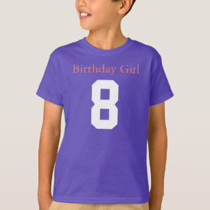 T-shirt Fille d'anniversaire 8
