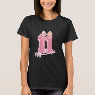 T-shirt Fille d'anniversaire Coquette Bow 11 ans Hommes Fe