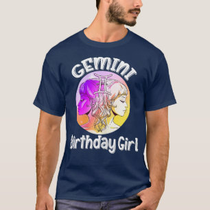 T-SHIRT FILLE D'ANNIVERSAIRE DE GEMINI
