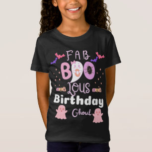 T-Shirt fille d'anniversaire d'halloween