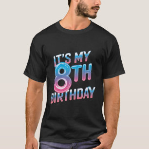 T-shirt Fille d'anniversaire K-Pop K Pop C'est mon 8e anni
