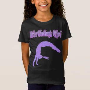 T-shirt "Fille d'anniversaire" Sparkly Gymnast