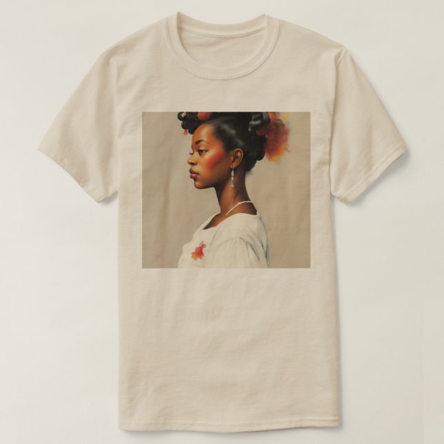 T-shirt Fille dans le tableau (Design devant)