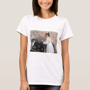 T-shirt Fille dans un Casquette, Edgar Degas
