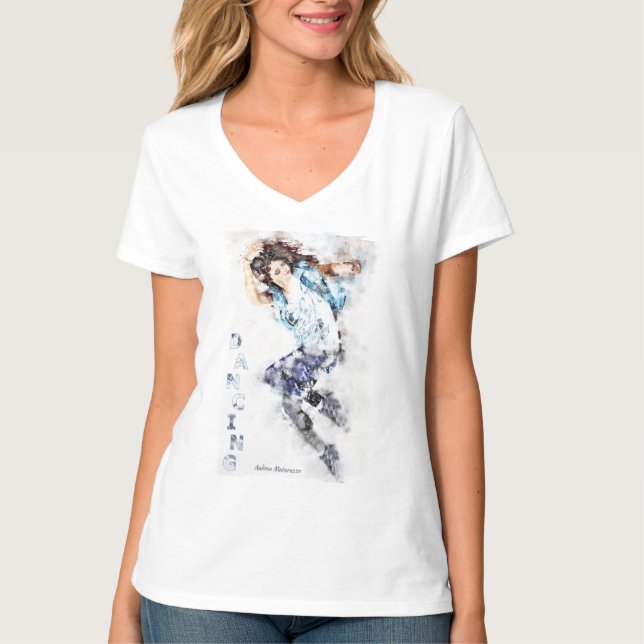 T-shirt Fille dansante 2 (Devant)