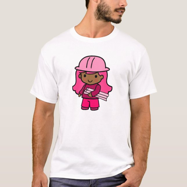 T-shirt Fille d'architecte (Devant)