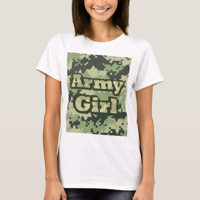 T-shirt Fille d'armée (Devant)
