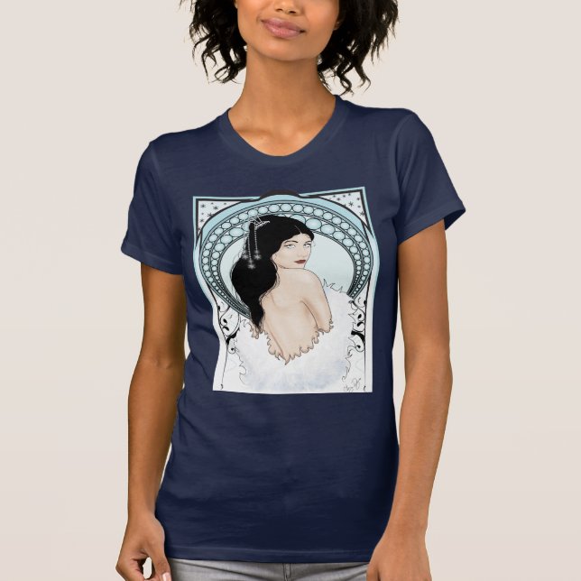 T-shirt Fille d'art déco (Devant)