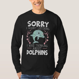T-shirt Fille dauphin mammifère aquatique animal marin