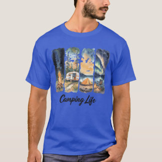 T-shirt Fille d'aventure de la vie de camping