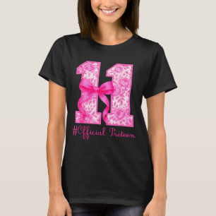 T-shirt Fille de 11 ans pour son anniversaire officielle R