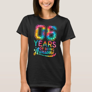 T-shirt Fille De 6 Ans Pour 6E Anniversaire Fabriquée En 2