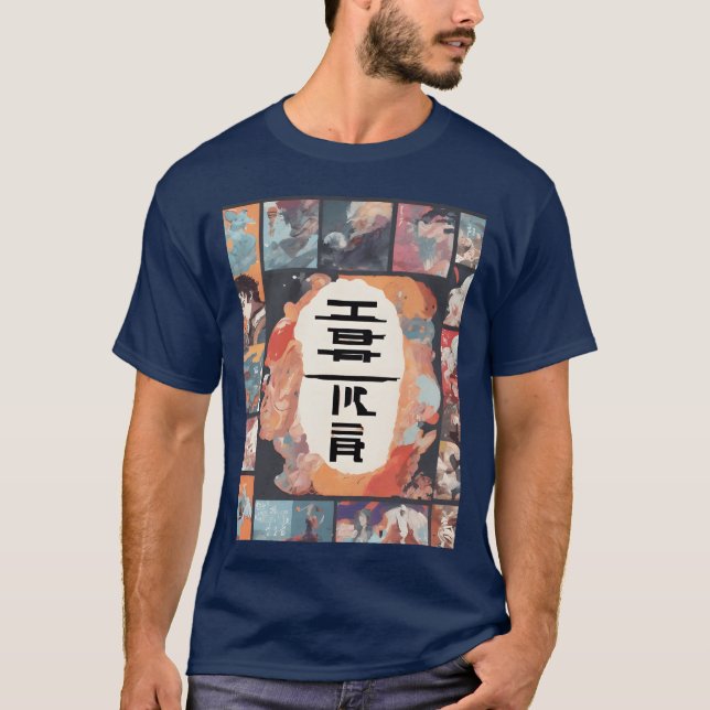 T-shirt Fille de bande dessinée animée (Devant)