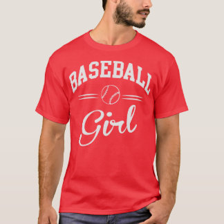 T-shirt Fille de baseball